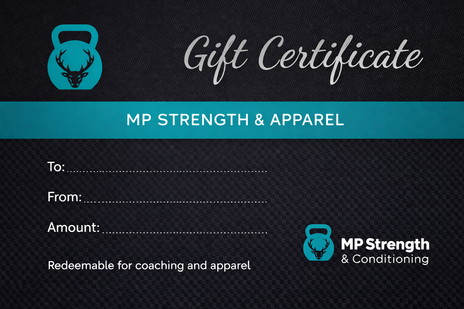 MP Strength and Apparel Gift Card