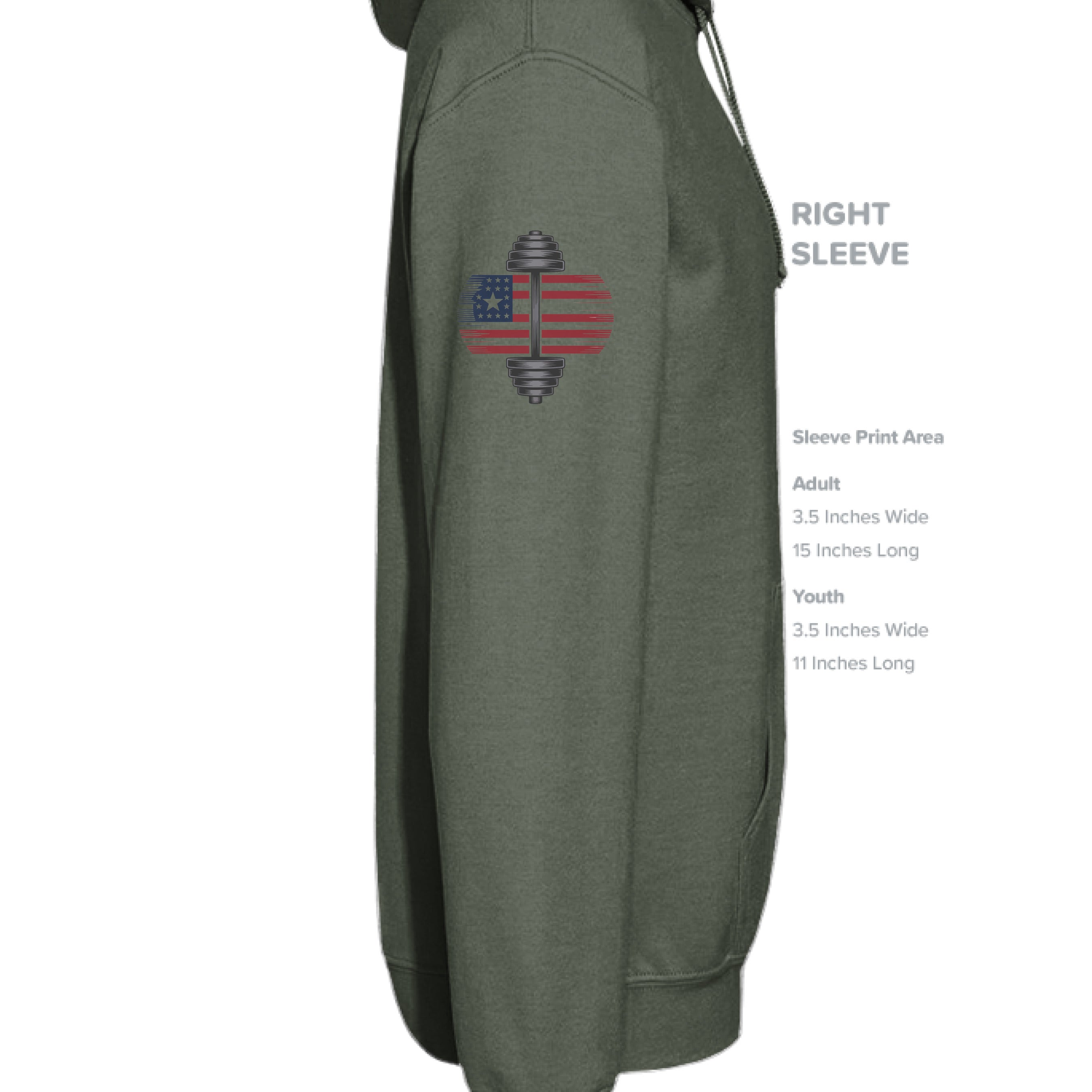 MILITARY GREEN - SLEEVE_RIGHT